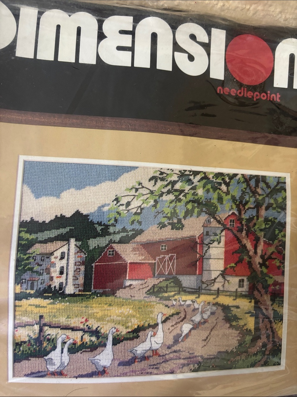 Dimensions Needlepoint Kit - Goosewalk - Picture 3 of 3